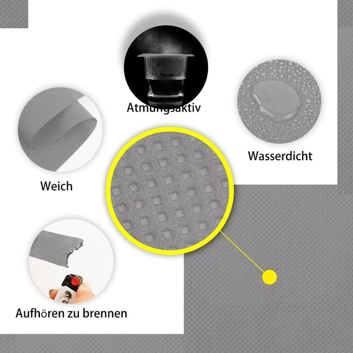 Tischdeckenrolle, 1.18 × 25M, Grau, Einweg Vlies Stoffähnlich Tischdecke Rolle, Meterware Tischtuchr