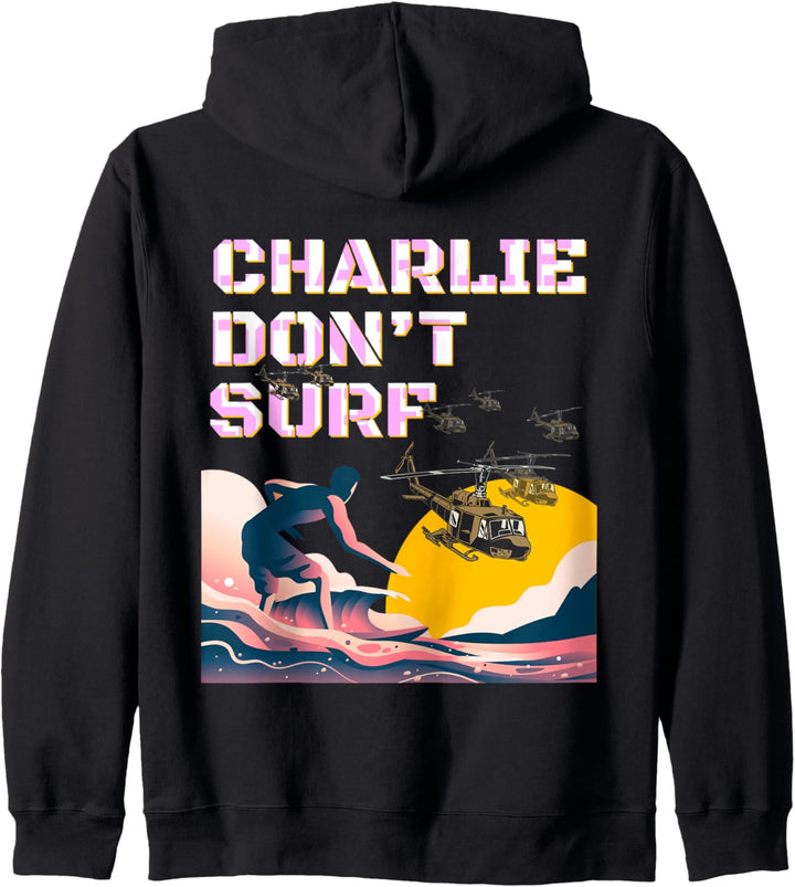 Charly Dont Surf Surfboard Wellenreiten Surfen Surfer Kapuzenjacke