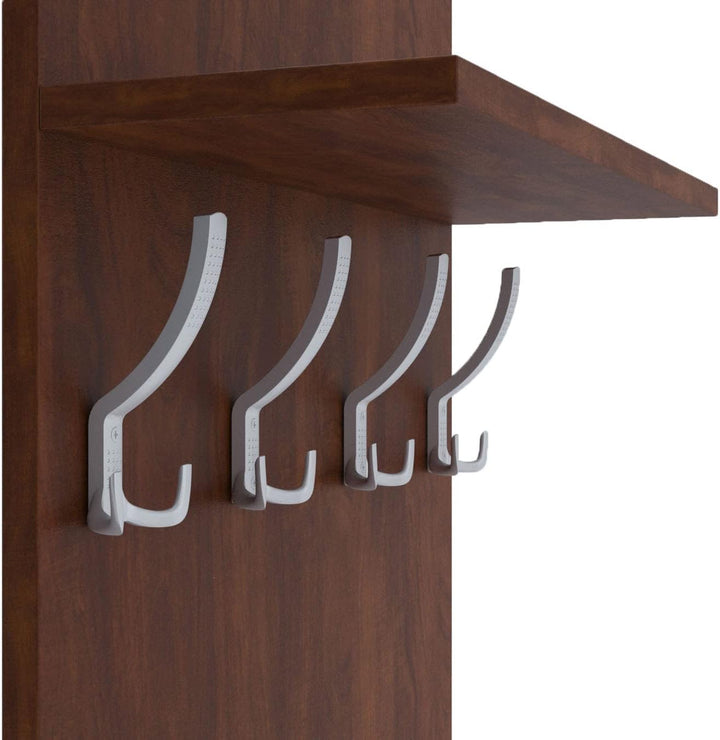 AKKE 90x60 | MAXI Garderobenpaneel Wandgarderobe Garderobe Wandpaneel Kleiderstange ALUMINIUM | CARA