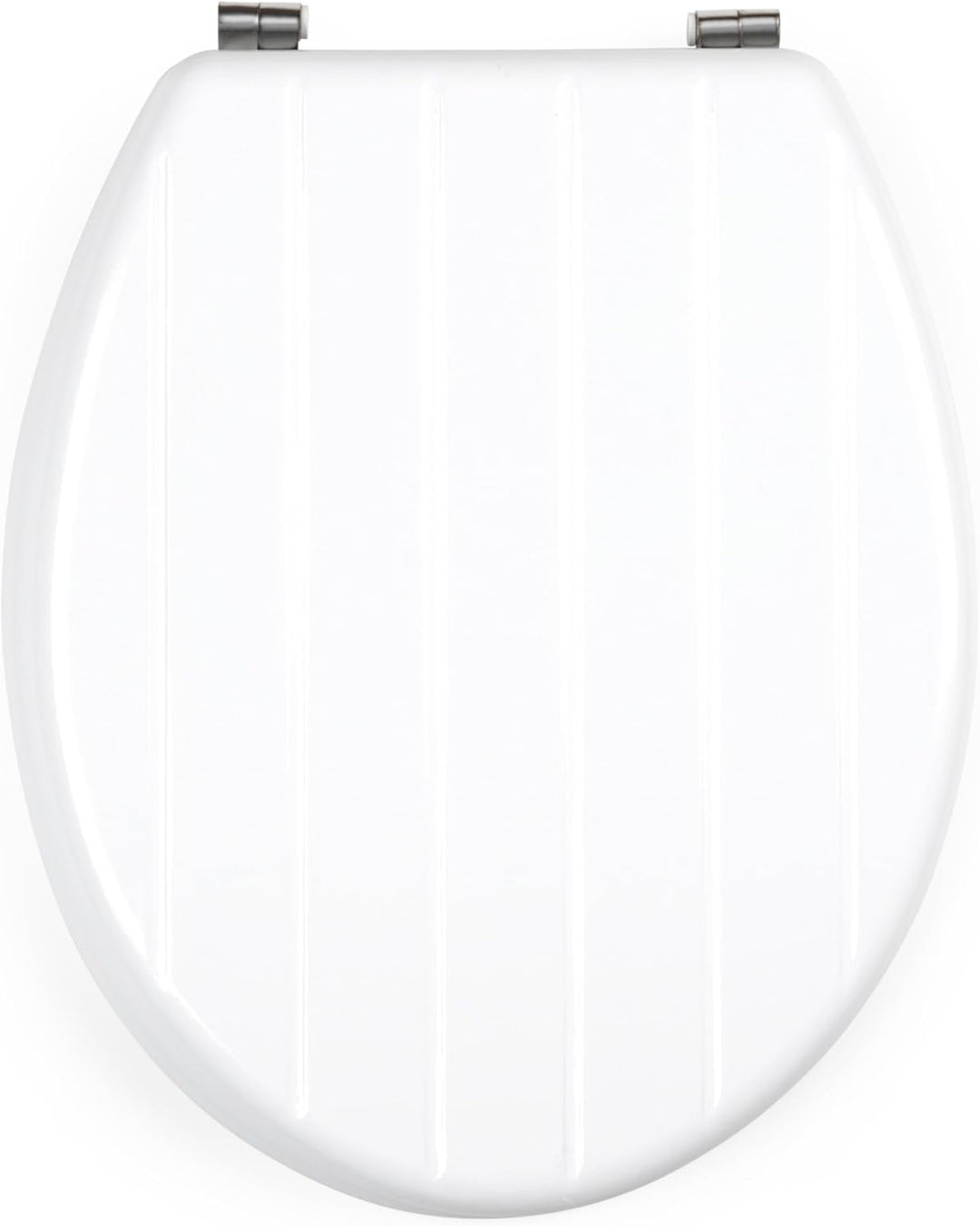 Beldray WC Sitz mit Absenkautomatik, Toilettensitz Holz Abnehmbar, Klodeckel Oval mit Soft Close 43c