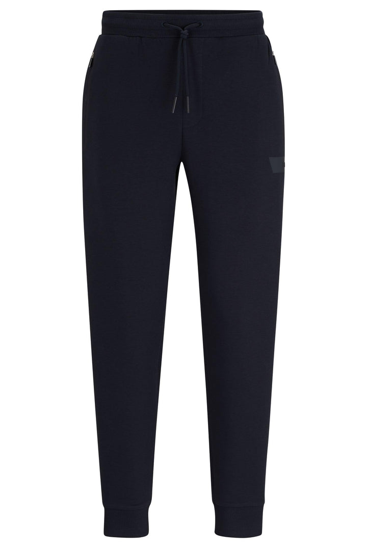 BOSS Herren Hadiko 1 Jogginghose aus Baumwoll-Mix mit HD-Logo-Print XXL Dark Blue402, XXL Dark Blue4