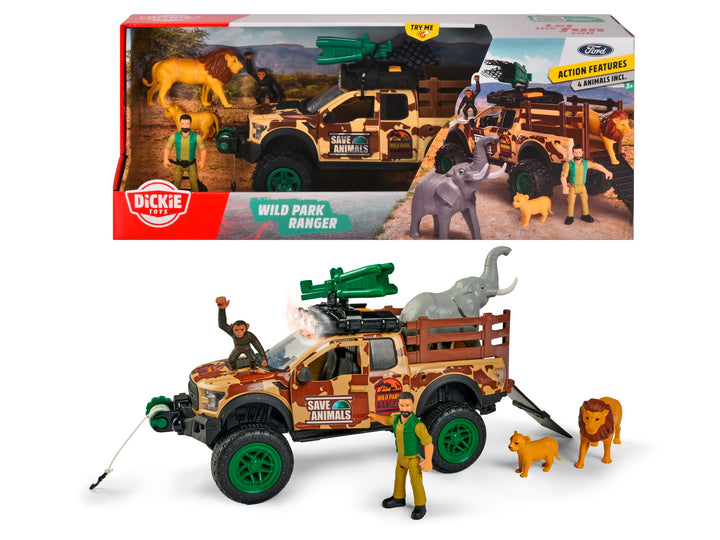 Dickie Toys Wild Park Ranger Set, Try Me 203837016 Tarnfarben