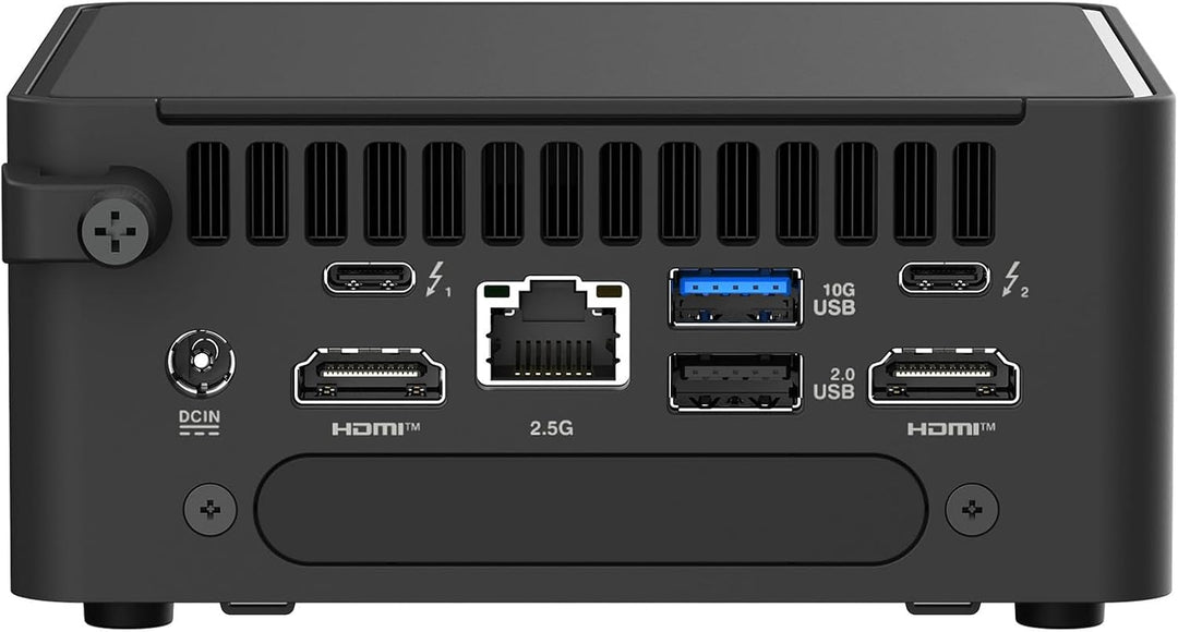 ASUS Mini PC | NUC 15 Pro | Schwarz | Core 5 210H | RAM: 64GB | SSD: 2TB | Windows 11 Pro | Sicherun