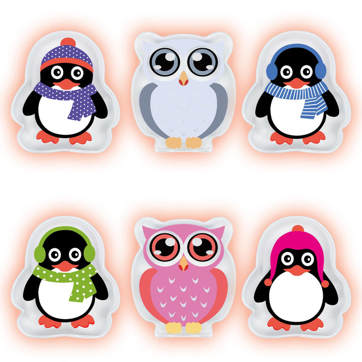 Handwärmer Taschenwärmer Kinder Wiederverwendbar, 6er-Set Handwärmer Knick Taschenwärmer Weihnachten