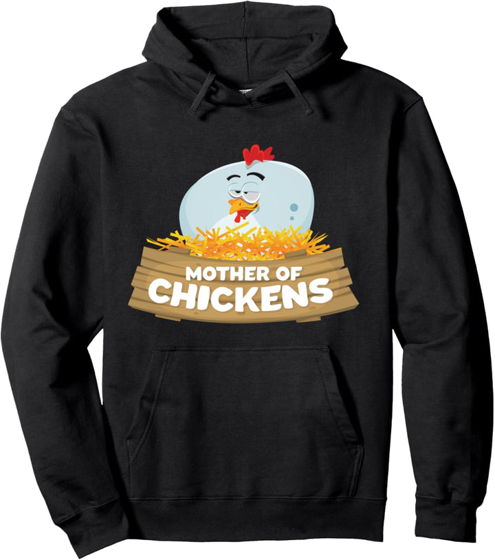 Hühner Landwirt Pulli für Huhn-, Bauer-, Eier-Fans, Sprüche Pullover Hoodie