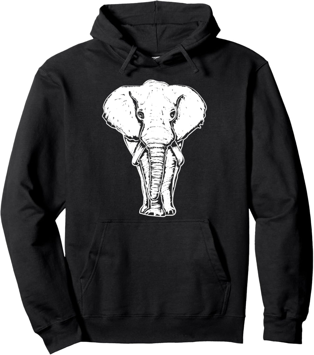 Elefanten Bild Illustration Kleidung Geschenk Elefanten Pullover Hoodie