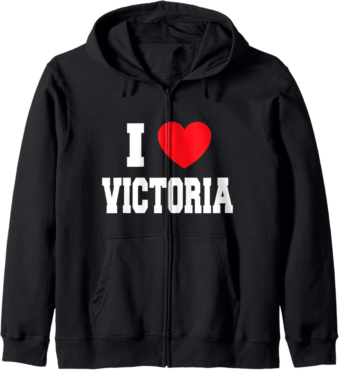Ich liebe Victoria Kapuzenjacke