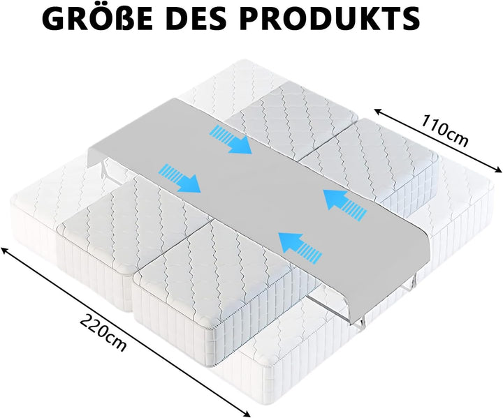 Liebesbrücke für Matratzen, Love Bridge Matratzen Verbindung Verstellbarer Elastischer Matratzenhalt