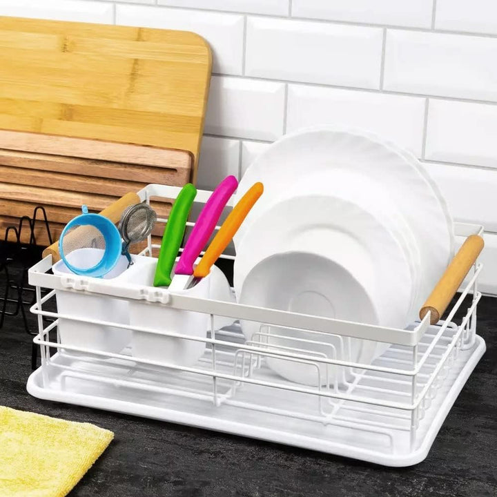 KING HOFF Geschirrtrockner Abtropfgestell Abtropfkorb Geschirrabtropfer Abtropfständer Metall 42.5x3
