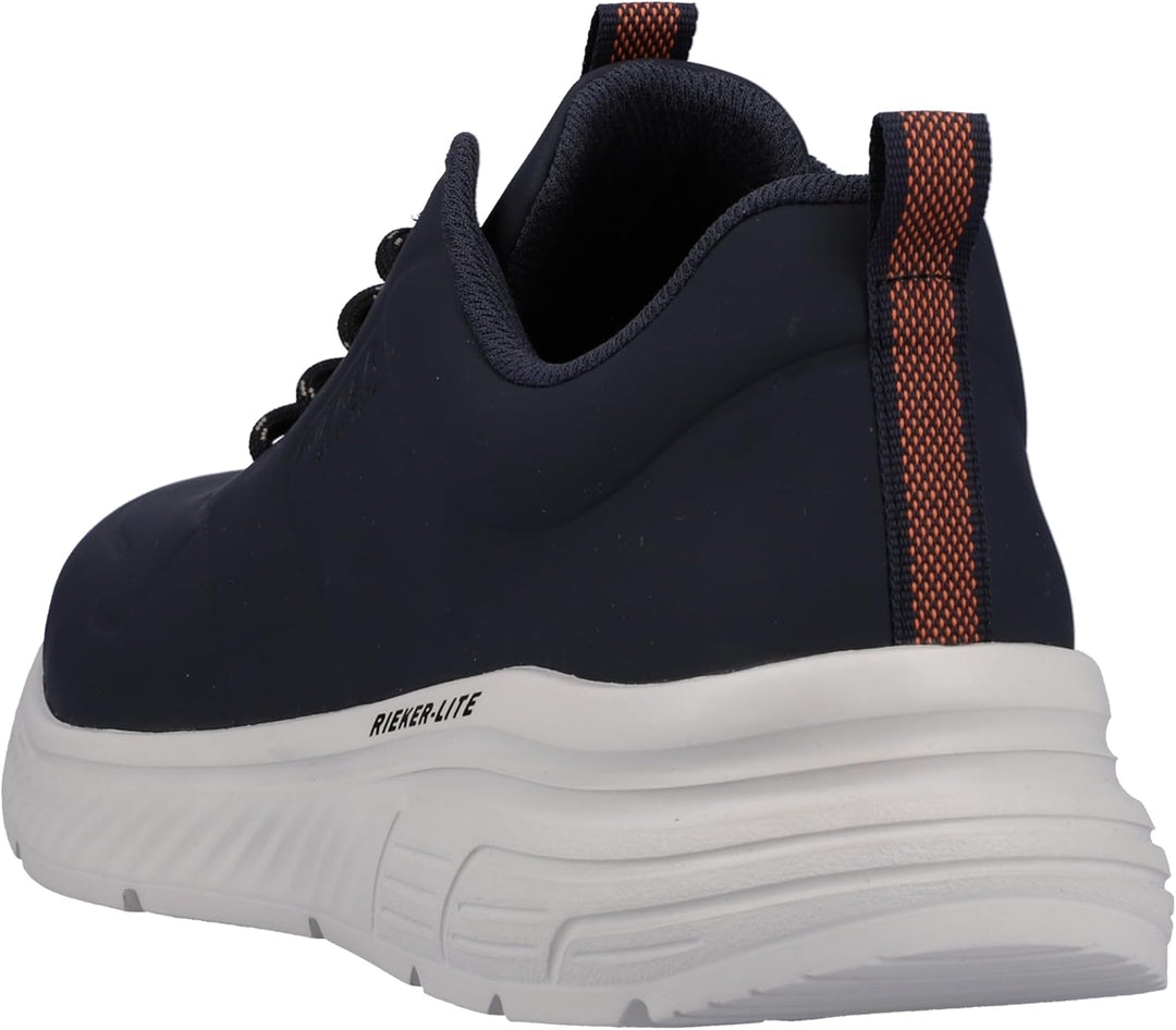 Rieker Herren B6414 Sneaker 44 EU Schmal Blau, 44 EU Schmal Blau