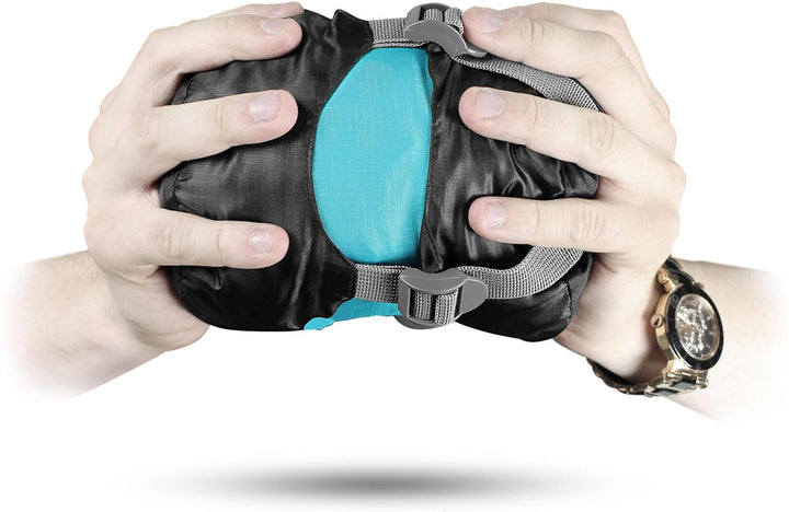normani Ultralight Schlafsack Runty KOMPAKTE GRÖssE! 3D Mikrofaser Microtech Füllung, wasserdichter