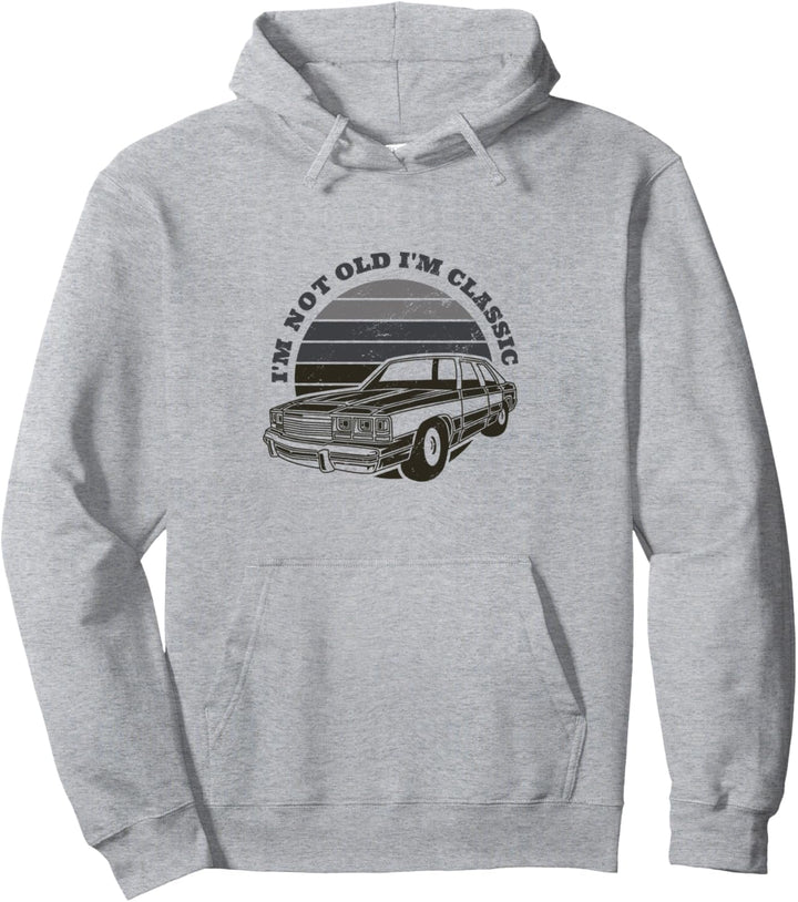 Vintage Auto Oldtimer Spruch Pullover Hoodie