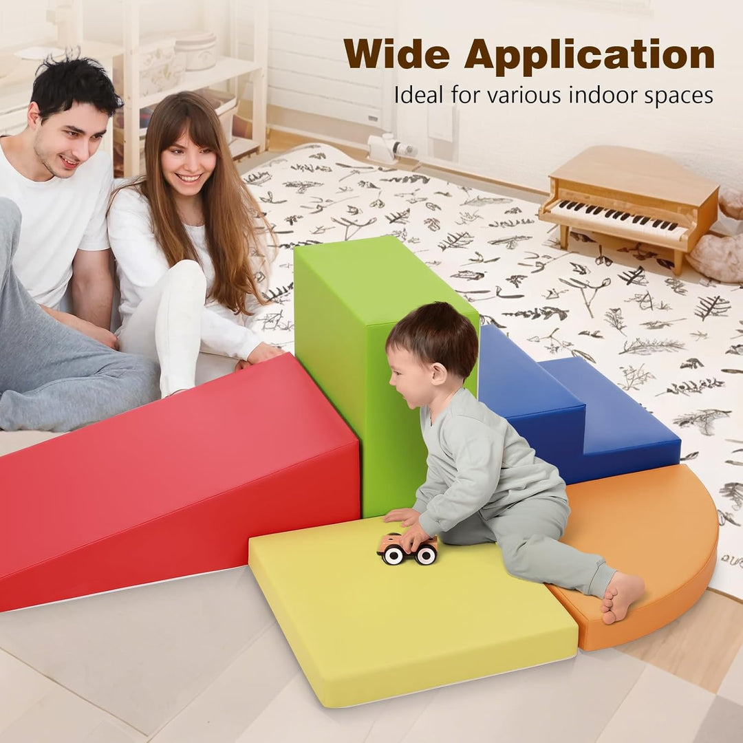 Wilwolfer Baby Klettern Indoor Kletterspielzeug: 5 PCS PU Wasserfeste Farbe Set - Baby Klettern Indo