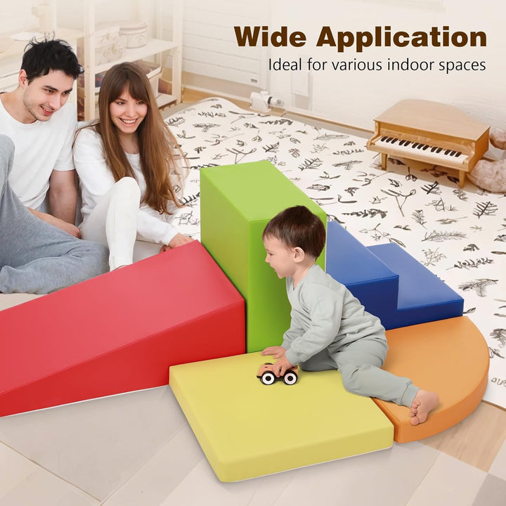 Wilwolfer Baby Klettern Indoor Kletterspielzeug: 5 PCS PU Wasserfeste Farbe Set - Baby Klettern Indo
