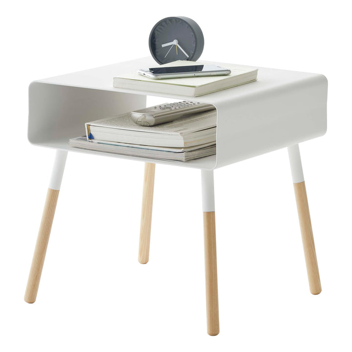 Low side table - Plain - white Weiss, Weiss