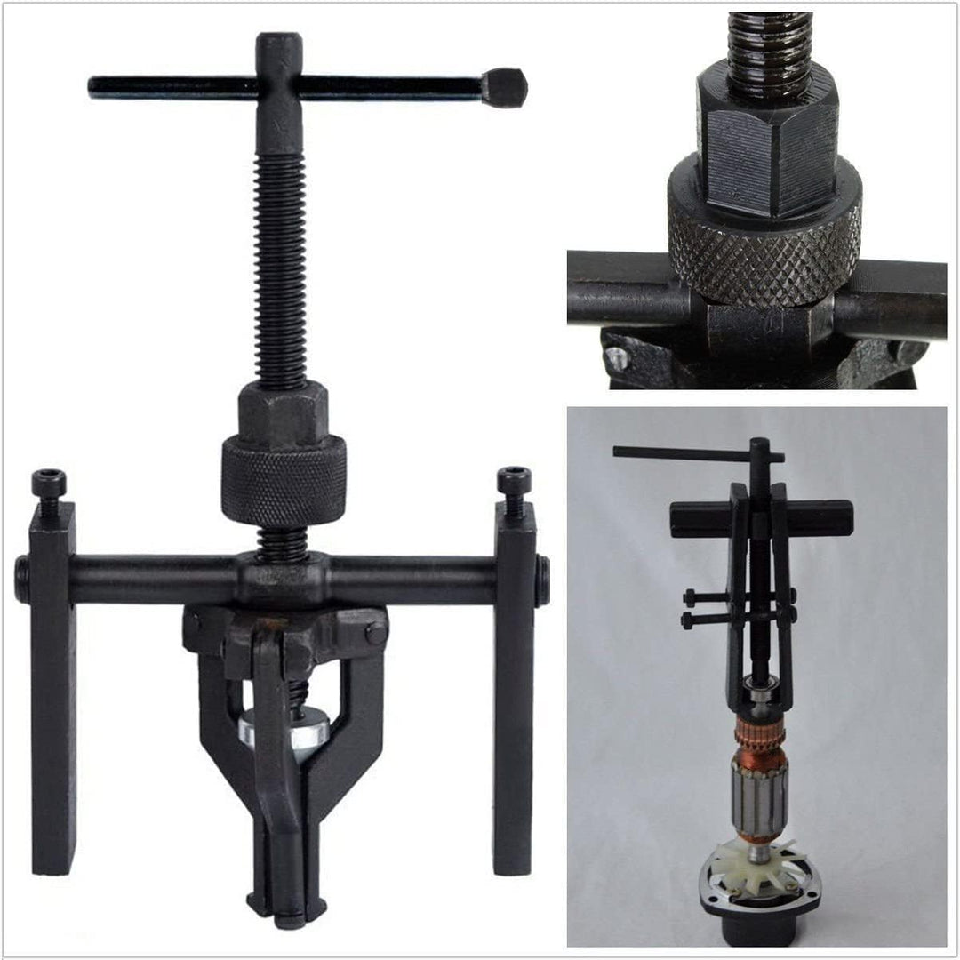 Professionelles Auto Wheel 3 Backen Heavy Duty Pilot Gear Bearing Pulling Tool Inner Bearing Puller