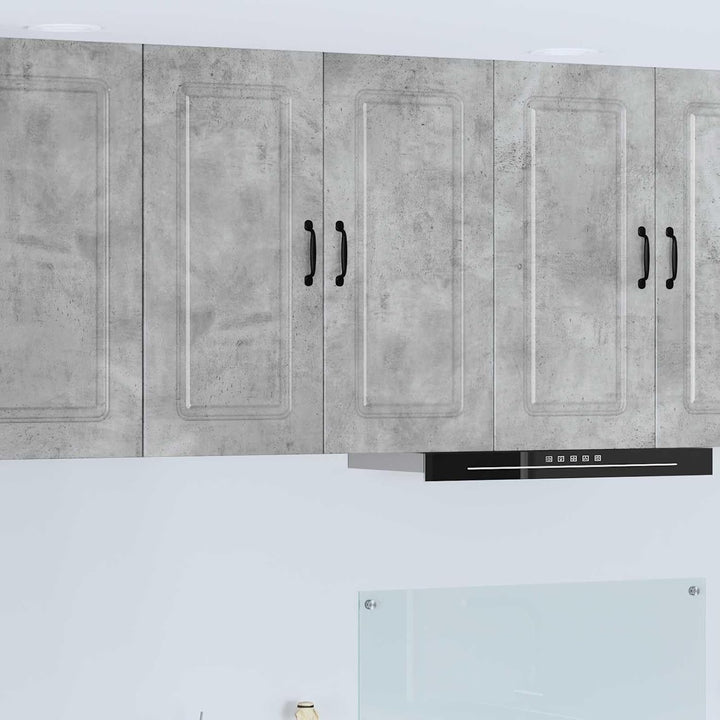 vidaXL Geschirrspülerfront Kalmar Beton Grau 80 x 31 x 80 cm, Eleganter moderner Küchenregal, grosse