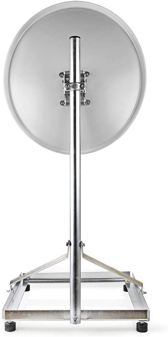Nedis - Satellit Ständer Balcon - 1 x 50 x 50 x - Stahl 1 x 50 x 50 cm Silber, 1 x 50 x 50 cm Silber
