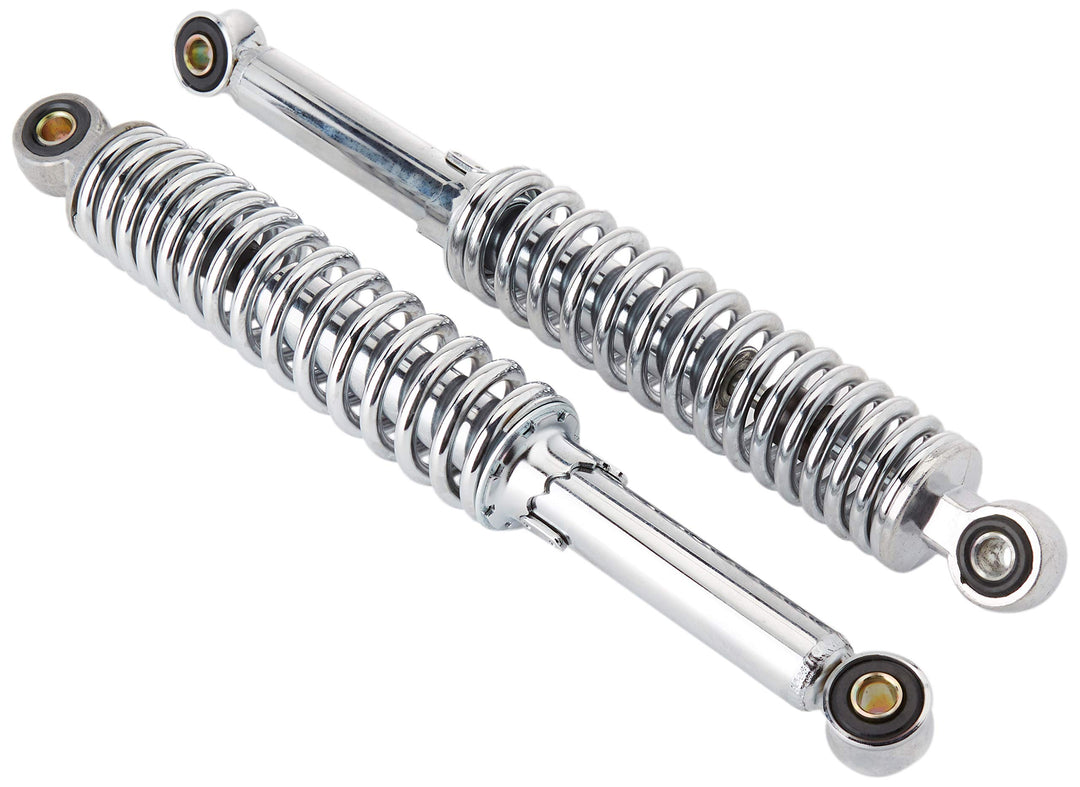 Stossdämpfer Satz universal Chrom 340mm - Mofa, Mokick, Moped