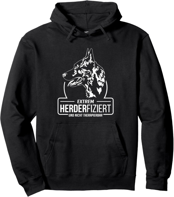 Lustiger Hollandse Herder Herderfiziert Hunde Hundespruch Pullover Hoodie