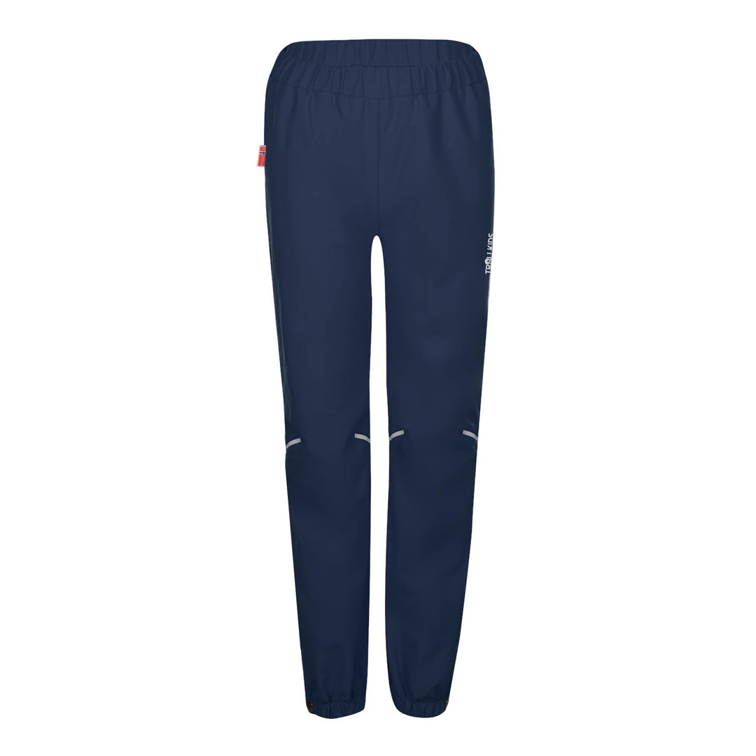 Trollkids Kinder Funktionshose Trondheim, Marineblau / Orange