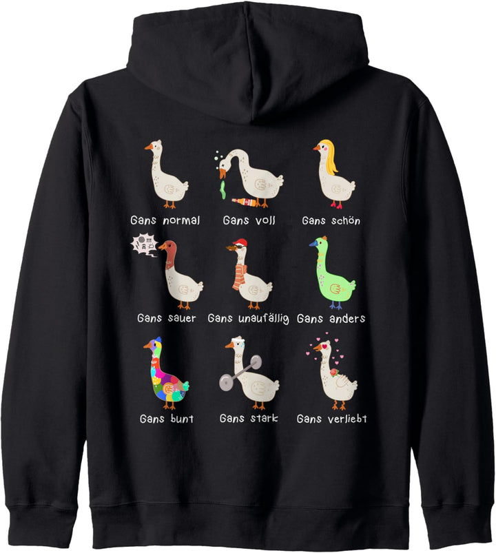 Lustige Gänse | Wortspiel Gans Kapuzenjacke