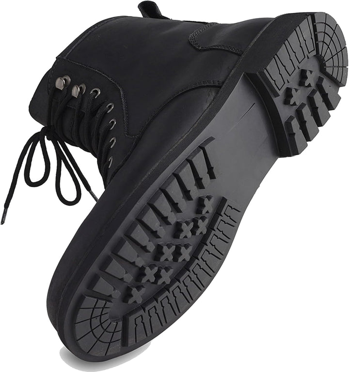 Modeka Wolter II Leder Motorrad Stiefel Schwarz wasserdicht 46 EU, 46 EU