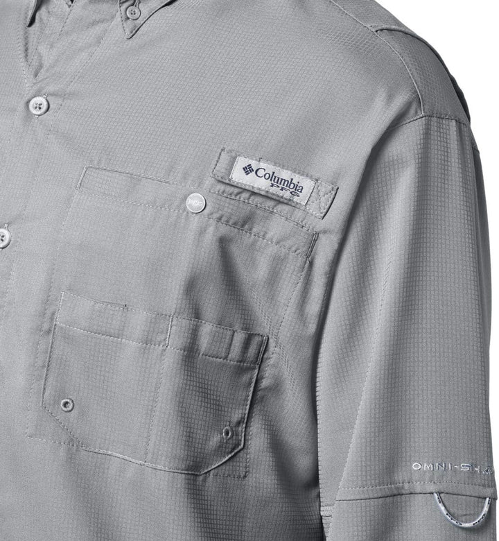Columbia Herren Tamiami Ii Long Sleeve Shirt Langarmshirt XXL Cool Grey, XXL Cool Grey