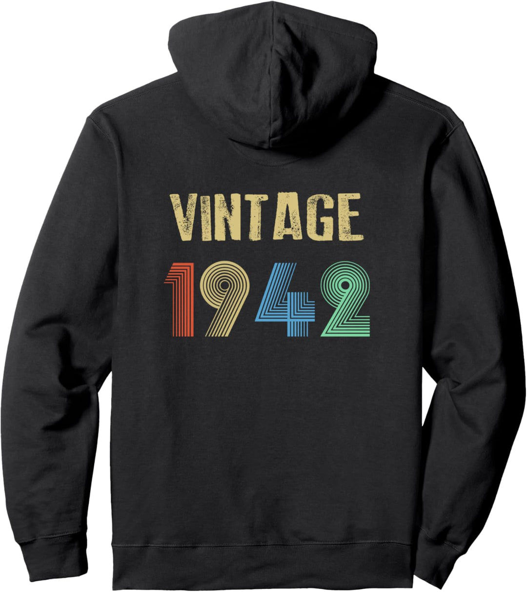 1942 Vintage Geburtstag Pullover Hoodie