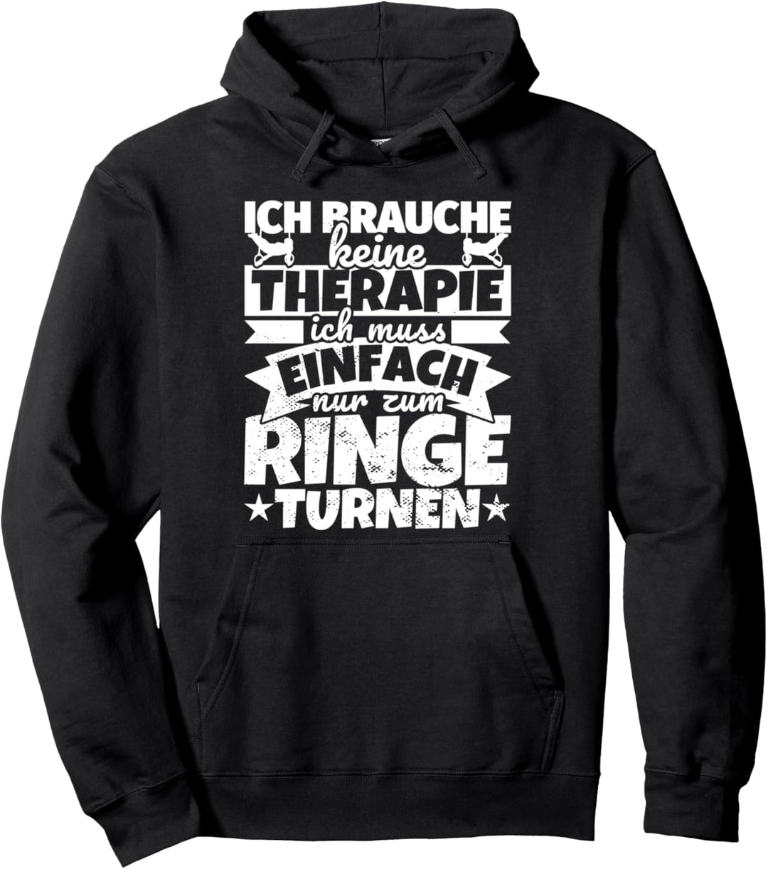 Ringeturnen lustig Geräteturnen Ringe Pullover Hoodie