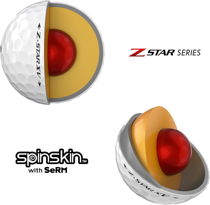 Srixon Z-Star Xv Golfbälle Einheitsgrösse Weiss, Einheitsgrösse Weiss
