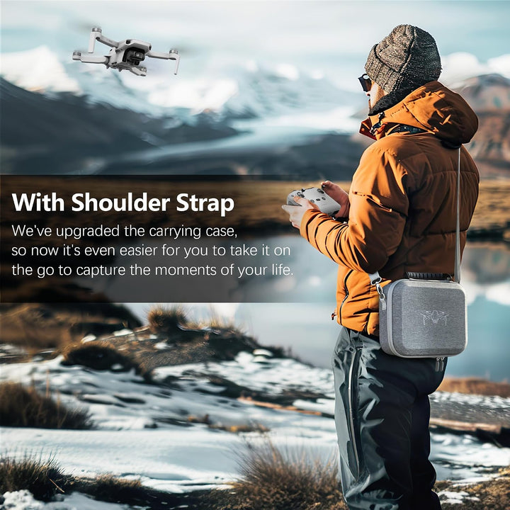 FPVtosky Mini 4K Tasche Kompakter Koffer für DJI Mini 2 SE/4K Drohne Zubehör Tragetasche Mit Steuerk
