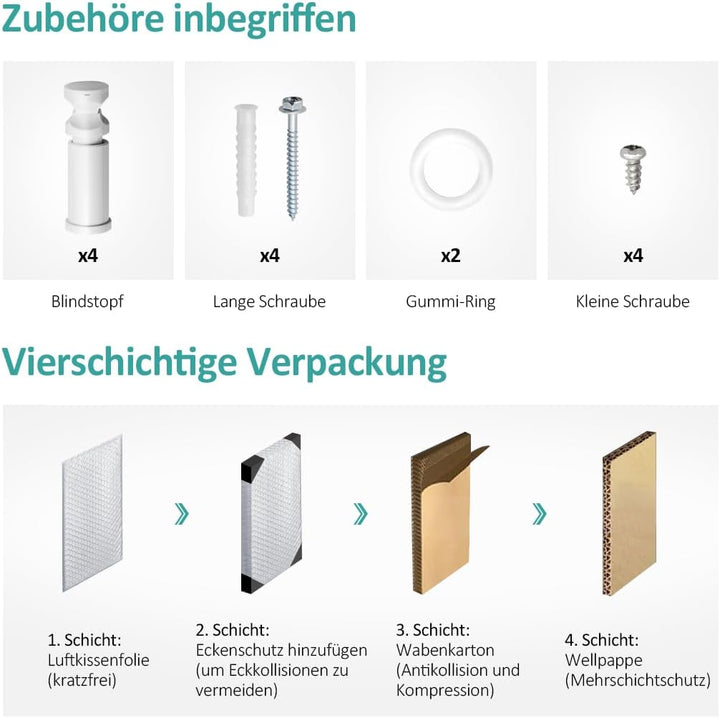 EMKE Badheizkörper Handtuchtrockner, Handtuchwärmer 400x1200mm 597 Watt Weiss Handtuchheizkörper für