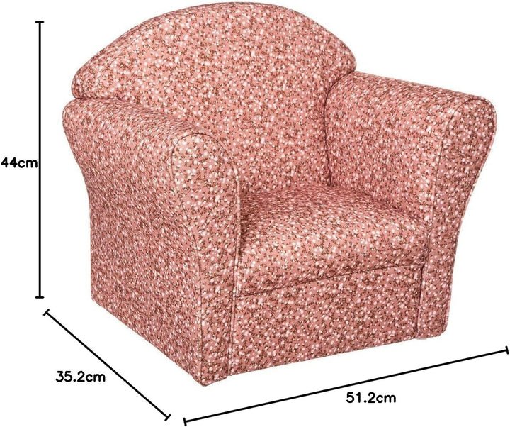 Kindersessel Classique - Liberty Rose - Rosa - Atmosphera créateur d'intérieur cm Rosa, cm Rosa