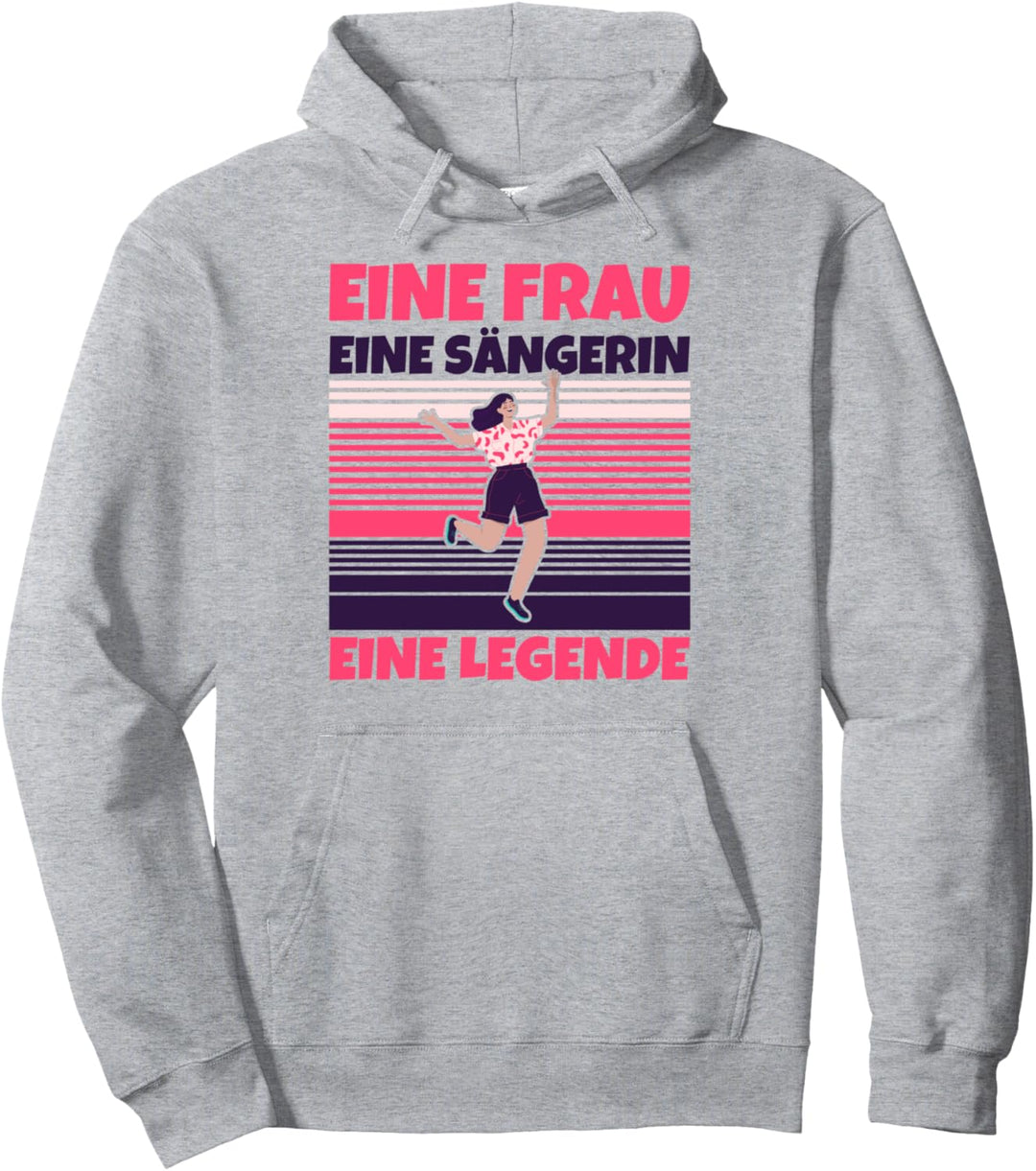 Sängerin lustig - Eine Frau, eine Sängerin, eine Legende Pullover Hoodie
