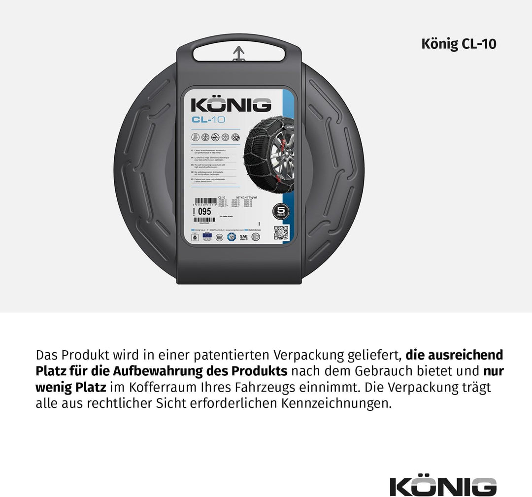 KÖNIG CL-10 105 - Schneeketten, CL-10 105