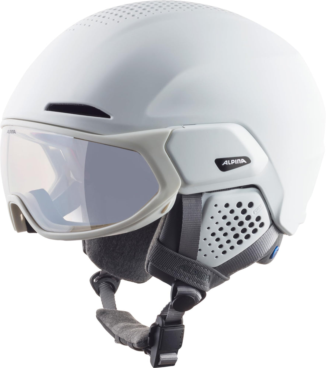 ALPINA Unisex - Erwachsene, ALTO V Skihelm white matt 51-55 cm, white matt 51-55 cm