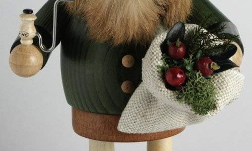 KWO Olbernhau 21687 Räuchermännchen Moosmännchen, 20 cm