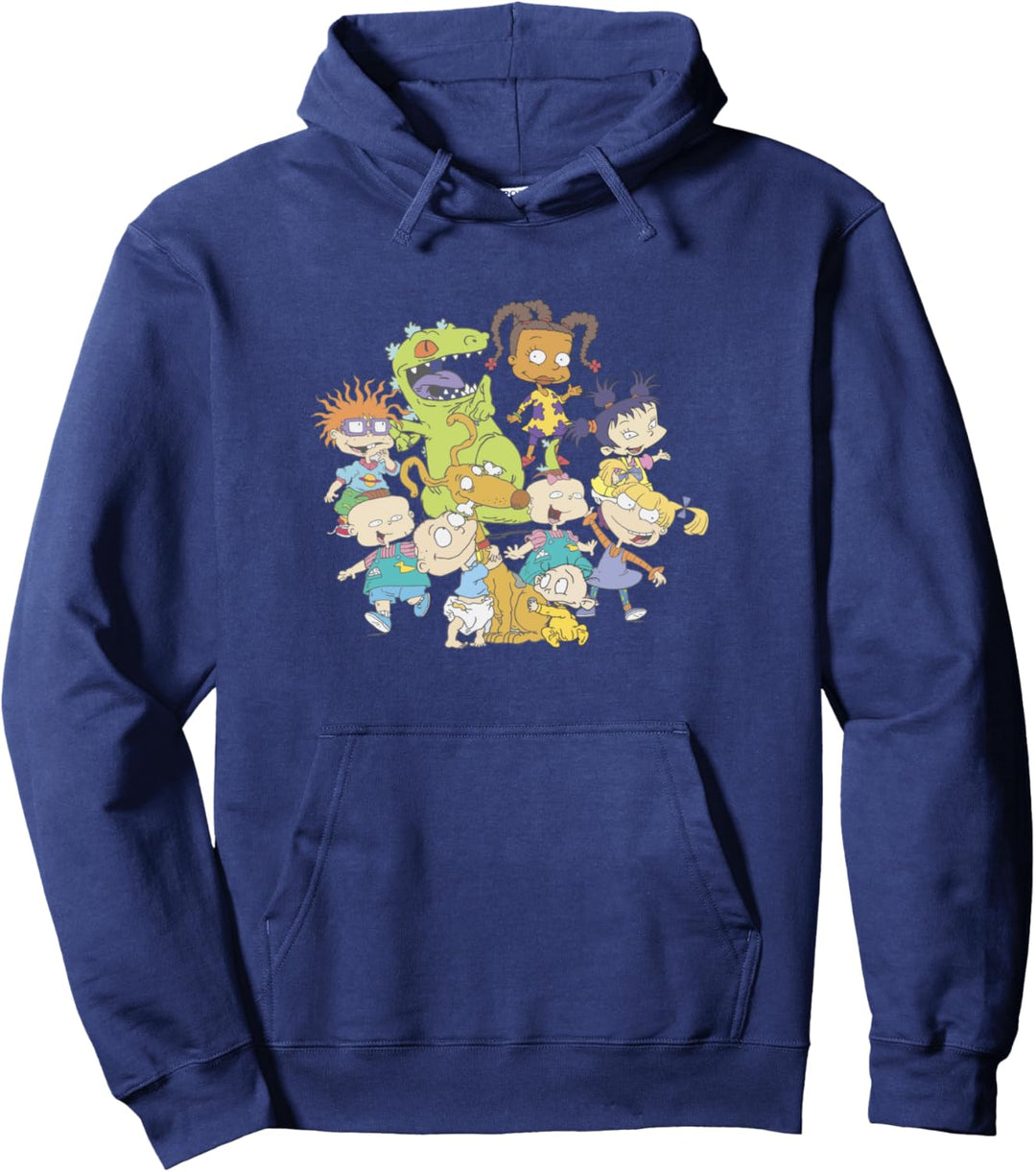 Rugrats Reptar and Friends Good Times Pullover Hoodie