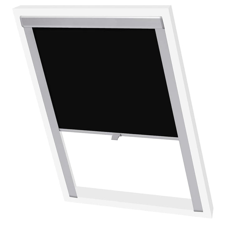 vidaXL Verdunkelungsrollo Verdunkelung Dachrollo Dachfensterrollo Schwarz F06 f06 Schwarz, f06 Schwa