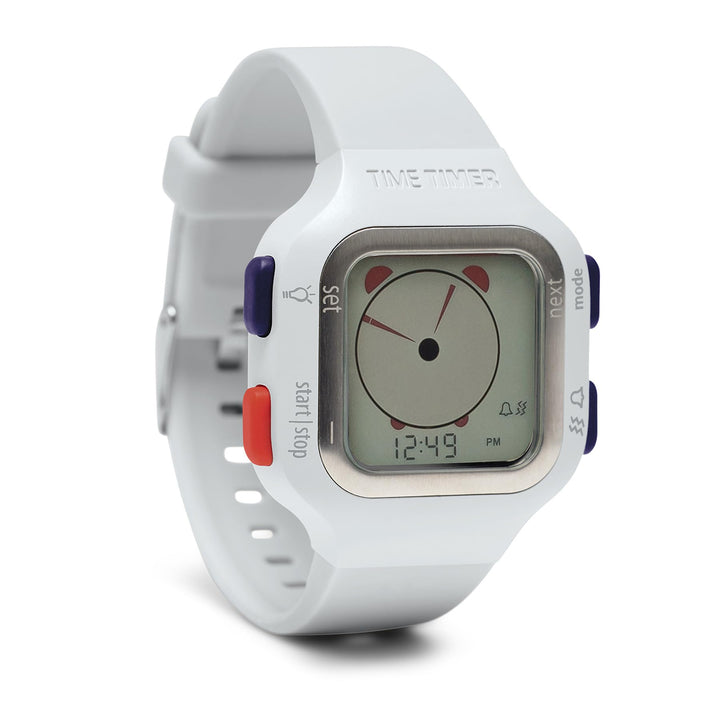 TIME Timer Watch – Visueller analoger und digitaler 12-Stunden- oder 24-Stunden-Countdown-Timer für