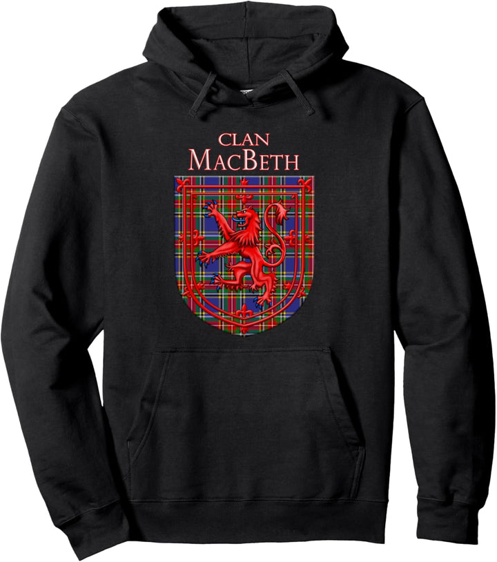 MacBeth Schottenkaro Löwe Rampant Pullover Hoodie