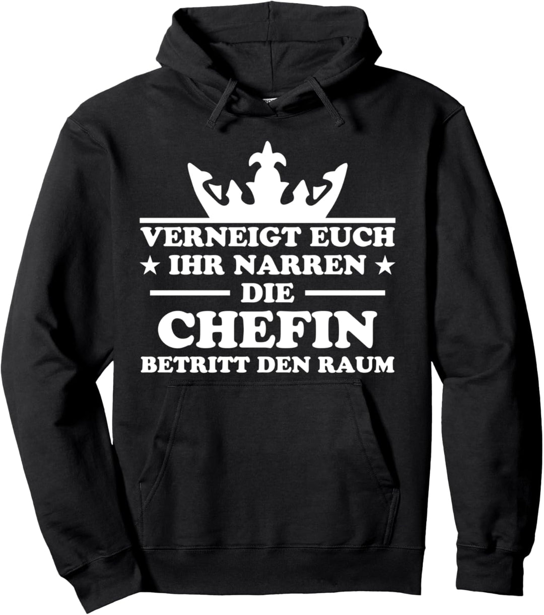 Chefin Spruch Vorgesetzte Arbeitgeberin Lustigers Chefin Pullover Hoodie