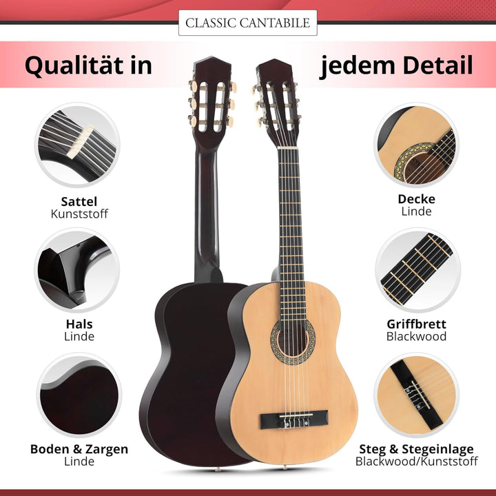 Classic Cantabile Acoustic Series AS-851 Konzertgitarre 1/4