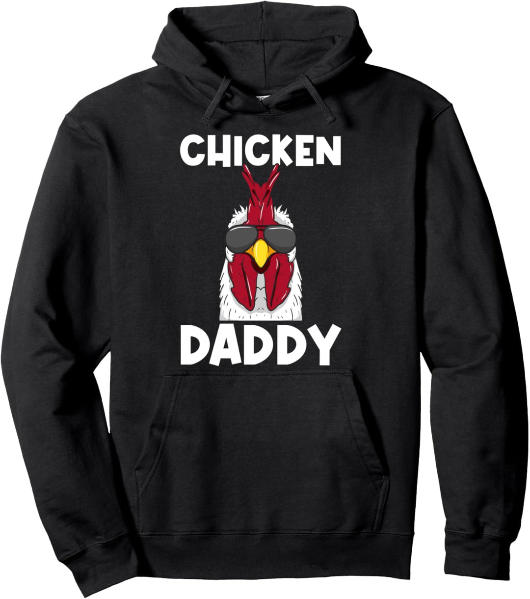 Chicken Daddy Farmer Landwirt Retro Vintage Hühner Pullover Hoodie
