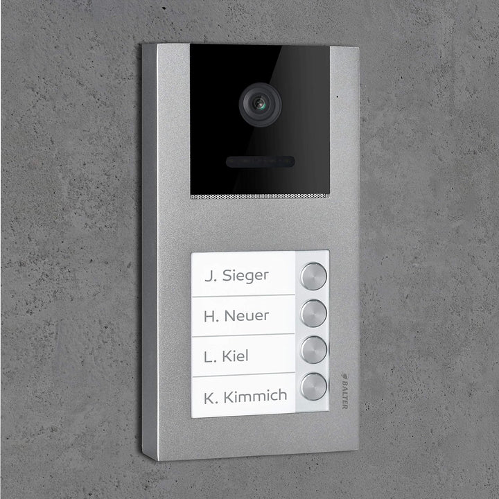 Balter EVO Video Türsprechanlage ? Touchscreen 7 Zoll Monitor ? Smartphone App ? 2-Draht Bus ? Aufpu