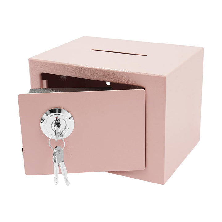 Safe Tresor Klein - Möbeltresor mit Schlüssel Safe Geldschrank 23x17x17cm feuerfest für Schmuck, Bar