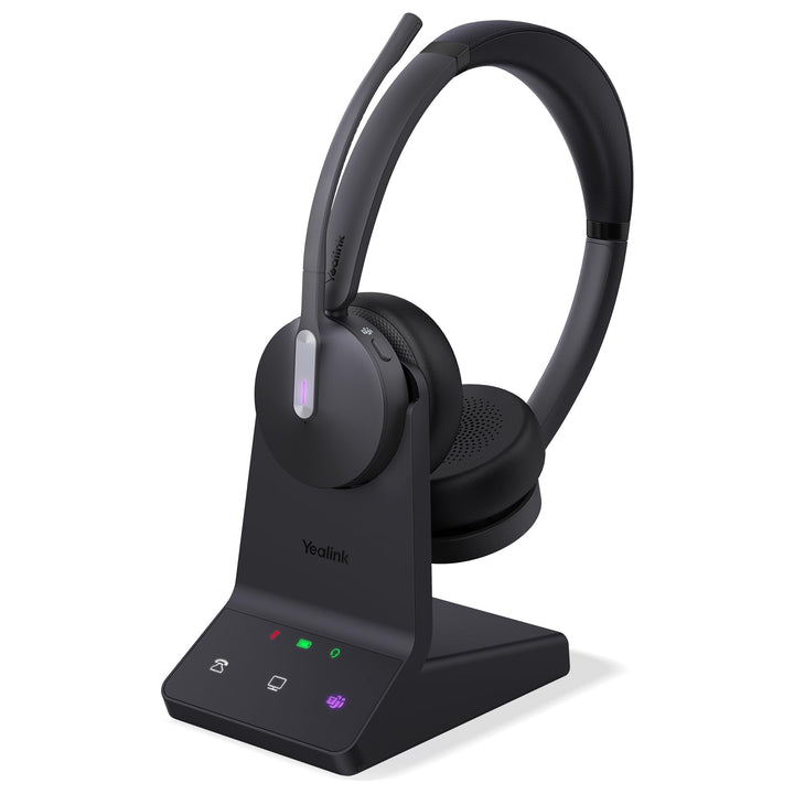 Yealink WH64 Wireless Headset mit Mikrofon,185 m Reichweite DECT & Bluetooth Dual Modus Kabelloses H