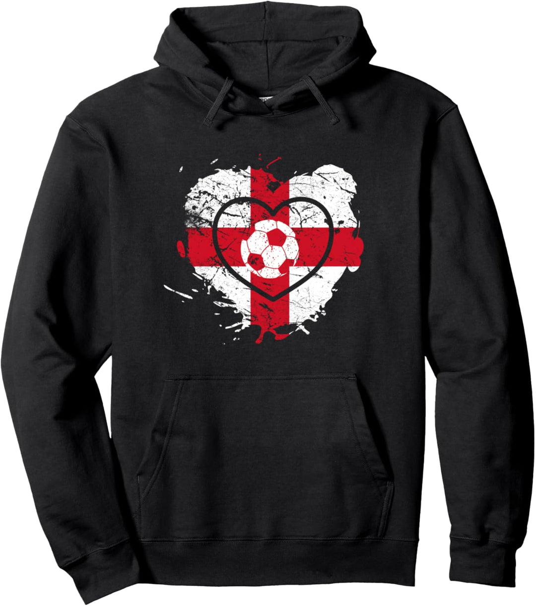Ich liebe England, ich liebe Fussball Pullover Hoodie