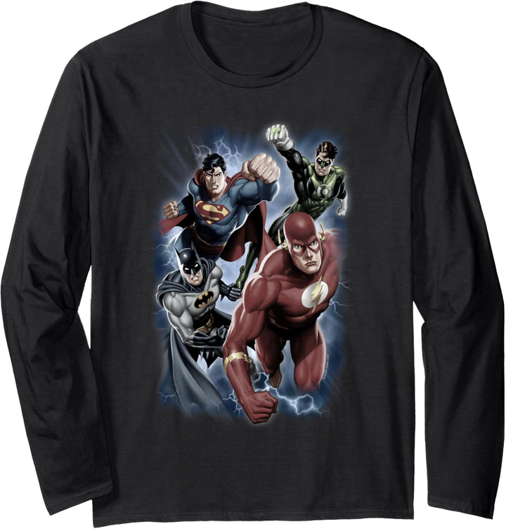 Justice League Storm Chasers Langarmshirt